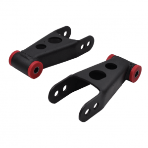 DJM Suspension - SH1011-2 | DJM Suspension 2 Inch Rear Lowering Shackles (1988-1998 C1500, C2500, C3500 Pickup 2WD)