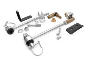 Rough Country - 1128 | Rough Country Front Quick Disconnect Sway Bar Links 3.5-6.5 Inch Lift (1984-2001 Cherokee XJ 2WD/4WD)