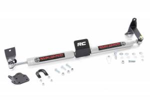 Rough Country - 8749530 | N3 Steering Stabilizer | Dual | 2-8 Inch Lift | Ram 2500 (10-13)/3500 (10-12) 4WD