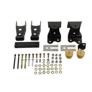 Belltech - 6503 | Belltech 4" Drop Leaf Spring Shackle & Hanger Kit (Front Hanger/Rear Shackle)