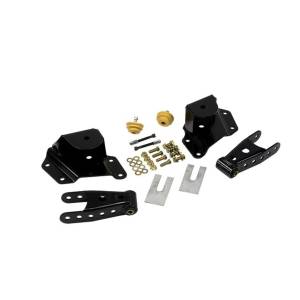 Belltech - 6512 | Belltech 4" Drop Leaf Spring Shackle & Hanger Kit (Front Hanger/Rear Shackle)