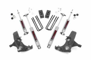Rough Country - 231N2 | Rough Country 4 Inch Suspension Lift Kit with Premium N3 Shocks (1988-1998 C1500 Pickup 2WD)