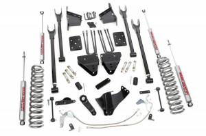 Rough Country - 592.20 | 8 Inch Ford Suspension Lift Kit w/ Premium N3 Shocks (Diesel Engine)
