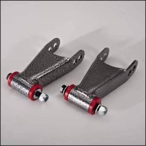 DJM Suspension - SH1012C-2 | DJM Suspension 2 Inch Rear Lowering Shackles (1968-1972 C10 Pickup 2WD with 2.25 Inch Wide Leaf Springs)