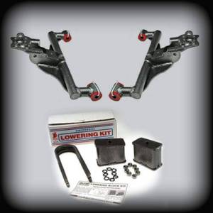 DJM Suspension - DJM2400-34 | DJM Suspension 3 Inch Front / 4 Inch Rear Lowering Kit for 2004-2014 Colorado, Canyon 2WD (Shocks Included)