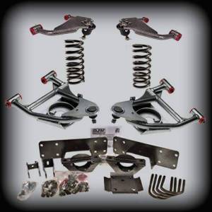 DJM Suspension - DJM3097-46 | DJM Suspension 4 Inch Front / 6 Inch Rear Lowering Kit for 1997-2003 F150 Pickup 2WD (Shocks Included)