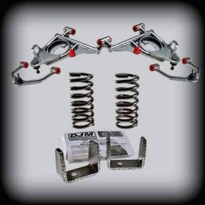DJM Suspension - DJM3098-45 | DJM Suspension 4 Inch Front / 5 Inch Rear Lowering Kit for 1998-2010 Ranger 2WD (Shocks Included)
