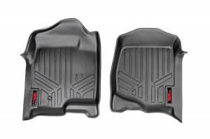 Rough Country - M-2071 | Rough Country Floor Mats Chevrolet Silverado / GMC Sierra 1500/2500 HD/3500 HD (2007-2014) | First Row, Front Bucket Seats, All Cab Types