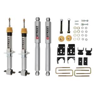 Belltech - 1000SP | 1 to 3 Inch Front / 5.5 Inch Rear Lowering Kit Complete Lowering Kit with Street Performance Shocks (2015-2020 F150 2WD)
