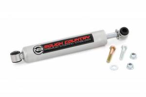 Rough Country - 8736830 | N3 Steering Stabilizer | Diesel | Nissan Titan XD 2WD/4WD (16-21)