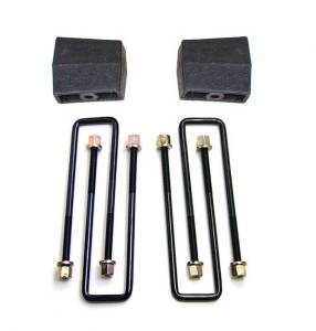 ReadyLIFT Suspensions - 26-3104 | ReadyLift 4 Inch Rear Block & U Bolt Kit (2014-2018 Silverado, Sierra 1500)