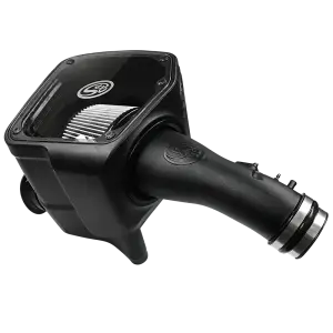 S&B Filters - 75-5039D | S&B Filters Cold Air Intake (2007-2021 Toyota Tundra V8 5.7L) Dry Extendable White