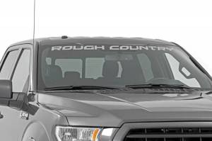 Rough Country - 84167 | Rough Country Decal | 3 X 49 Inch, Curved, Silver