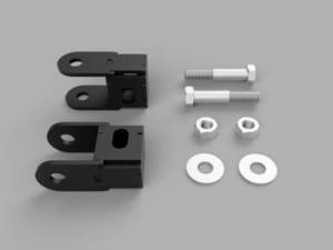Traxda - 605090 | Traxda Front Shock Extension (2014-2024 Ram 2500, 3500 4WD, 2005-2024 F250, F350, F450 Super Duty 4WD)