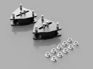 Traxda - 103055 | Traxda 2.0 Inch Front Suspension Leveling Kit (2013-2024 Transit AWD/RWD)