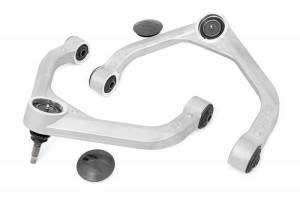 Rough Country - 31402 | Rough Country 3-3.5 Inch Lift Forged Upper Control Arms For Ram 1500 2WD/4WD | Aluminum Finish