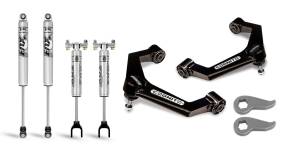 Cognito Motorsports - 110-P0779 | Cognito 3 Inch Performance Ball Joint Leveling Kit With Fox PS 2.0 IFP Shocks (Silverado, Sierra 2500 HD, 3500 HD 2WD/4WD)
