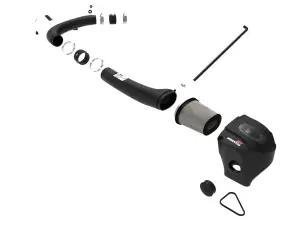 Afe - Advance Flow Engineering - 51-72201 | AFE Power Momentum GT Cold Air Intake System w/ Pro DRY S Filter 2011-2023 Challenger, Charger, Chrysler 300 V6-3.6L