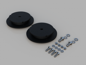 Traxda - 605064 | Traxda 1 Inch Rear Lift Kit For Ram 3500 4WD With Air Bag | Rear Only, ADD ON KIT ONLY