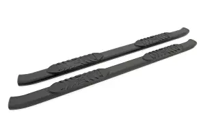 Rough Country - 21002 | Rough Country Oval Nerf Steps For Chevrolet Silverado / GMC Sierra 1500, 2500 HD & 3500 HD | Crew Cab