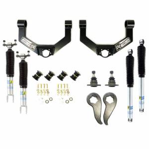 Kryptonite - KR20STAGE3BIL | Kryptonite Stage 3 Leveling Kit With Bilstein Shocks (2020-2025 Silverado, Sierra 2500 HD, 3500 HD)