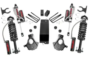 Rough Country - 11950 | 3.5in GM Suspension Lift | Knuckle Kit w/Vertex Coilovers & Vertex Shocks (07-13 1500 PU 4wd | Cast Steel)