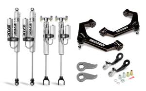 Cognito Motorsports - 110-P0929 | Cognito 3 Inch Premier Leveling Kit with Fox PSRR 2.0 Shocks (Silverado, Sierra 2500 HD, 3500 HD 2WD/4WD)