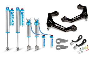 Cognito Motorsports - 510-P0931 | Cognito 3 Inch Elite Leveling Kit with King 2.5 Reservoir Shocks (Silverado/Sierra 2500/3500 2WD/4WD)
