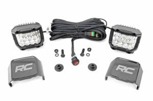 Rough Country - 71050 | Rough Country LED Ditch Light For Ford Bronco | 2021-2023 | 3" Osram Wide Angle Series