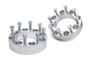 Rough Country - 10098 | Rough Country 2 Inch Wheel Spacers 8x180 For Chevy Silverado / GMC Sierra 2500 HD & 3500 HD