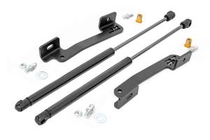 Rough Country - 10629 | Rough Country Hood Struts Hydraulic For Jeep Gladiator JT / Wrangler JL / Wrangler Unlimited JL 4WD