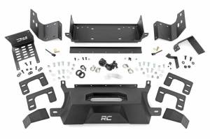 Rough Country - 51065 | Rough Country Hidden Winch Mount Ford Bronco 4WD | Winch Mount Only