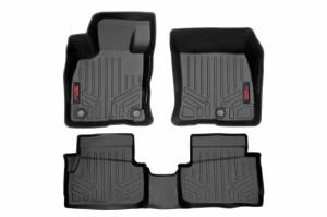 Rough Country - M-51100 | Rough Country Floor Mats For Ford Maverick | First & Second Row, 2.5L Hybrid