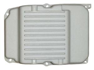 PML Covers - 11124-AC | PML Cover Chrysler Mercedes NAG1, 722.6, W5A580, W5A380, W5J400 Deep 2.5 Quarts Over Transmission Pan For Mercedes Sprinter Van 2500 & 3500 | Natural As-Cast Finish