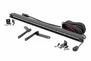 Rough Country - 71077 | Rough Country Bumper LED Light Kit, 20 Inch Black Slim Line For Toyota Tundra