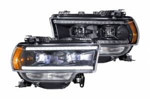 Morimoto - LF704 | Morimoto XB Hybrid LED Headlights With Amber Side Markers For Dodge Ram 2500/3500 HD | Pair