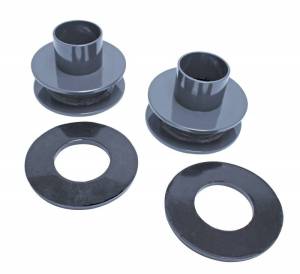 MaxTrac Suspension - 833725 | Front Strut Spacer 2.5 Inch Lift (2005-2022 Ford F250, F350 Super Duty 4WD)
