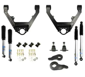Kryptonite - KR99STAGE3 | Kryptonite Stage 3 Leveling Kit w/ Bilstein Shocks (1999-2006 Silverado, Sierra 1500 PU/SUV)