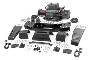 Rough Country - 72004 | Rough Country Hidden Winch Mount For Toyota Tundra 2WD/4WD | With PRO12000S Winch