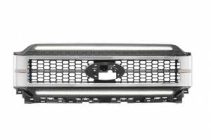 Morimoto - XBG23 | Morimoto XGB LED DRL Light Grille For Ford F-150 | 2021-2023 | Chrome Finish, White DRL