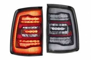 Morimoto - LF724 | Morimoto XB LED Tail Lights For Dodge Ram | Pair, Smoked (Gen 2)