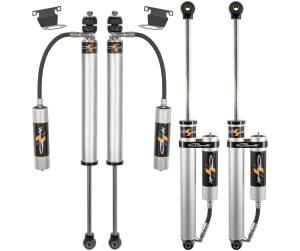 Carli Suspension - CS-DLVLSPKG-CS20RR-B | Carli Suspension Backcountry Leveling Carli Spec 2.0" Remote Reservoir Shocks Package For Ram 3500 4WD Diesel
