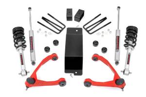 Rough Country - 27731RED | Rough Country 3.5 Inch Lift Kit | UCA | N3 Struts | Chevrolet/GMC 1500 (07-13)