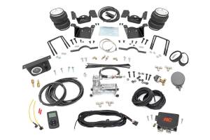 Rough Country - 10007WC | Rough Country Air Spring Kit w/compressor | Wireless Controller |  0-7.5" Lift | Chevrolet/GMC 2500HD/3500HD (11-19)