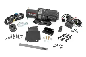 Rough Country - 92069 | Rough Country Winch Mount For Honda Pioneer 1000/Pioneer 1000-5 | With RS4500S Winch