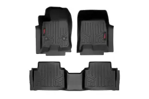 Rough Country - M-21313 | Rough Country Floor Mats For Chevrolet Colorado / GMC Canyon | Front & Second Row