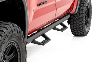 Rough Country - 71097 | Rough Country SRL2 ADJ Aluminum Steps For Toyota Tundra 2WD/4WD | CrewMax