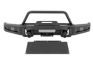 Rough Country - 51214W | Rough Country Front Bumper Tubular For Ram 1500 | With Winch Plate