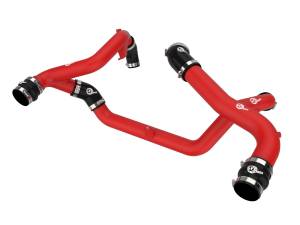Afe - Advance Flow Engineering - 46-20674-R | AFE Power BladeRunner Aluminum Hot and Cold Charge Pipe Kit Red (2022-2025 Explorer ST V6-3.0L tt)