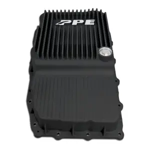 Pacific Performance Engineering - 128051320 | PPE Performance Heavy-Duty Cast Aluminum Transmission Pan Black Finish (2019-2025 GM 5.3, 6.2L 10L80)